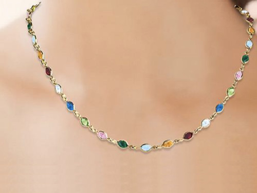 Swarovski kristall halskette - swarovski,